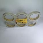 3 Inch Bopp Stationery Tape Paper Core Flat Shrink Packaging Transparent 12mm /
