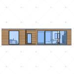 Heya-1X04 House Of Flat Pack Shipping Prefabricated House Norway Personal House