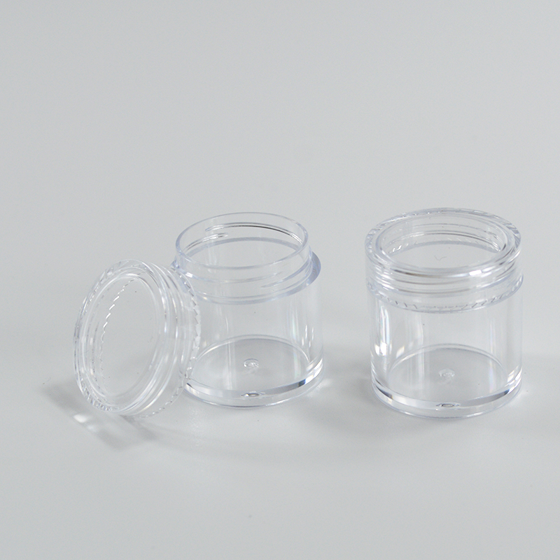 10ml Plastic PS Facial Cream Container Mini Sample Jar for Essential Oil Capacity 10ml