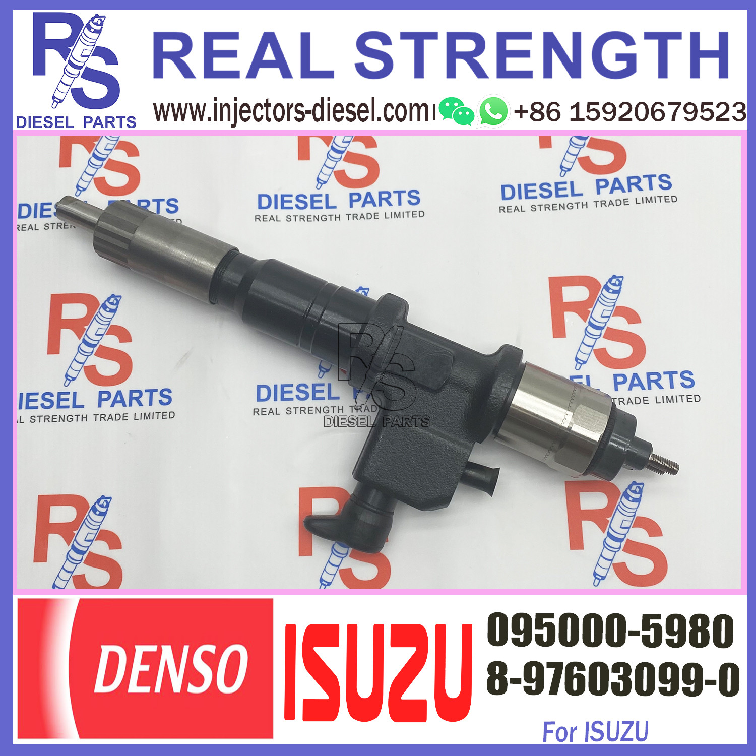 Original New Injector 095000-5982 095000-5981 095000-5980 for IS-UZU 8-97603099-0 8-97603099-1 8-97603099-2