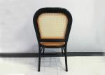 Wholesale New Modern Wrought Iron Leather Rattan Restaurant Chair