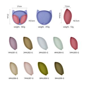 Wholesale Non Toxic Toddler Silicone Divided Animal Shape Plates Dishwasher Safe from china suppliers