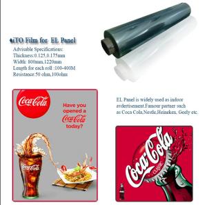 Wholesale conductive 100ohm ito film from china suppliers