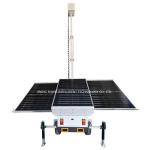 24 Hours Monitoring Mobile Surveillance Trailer For Hotel Outdoor Parking