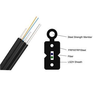 Wholesale 1,2, 4 Cores GJYXCH FTTH G.657A Indoor favorable price Aerial Drop Cable from china suppliers