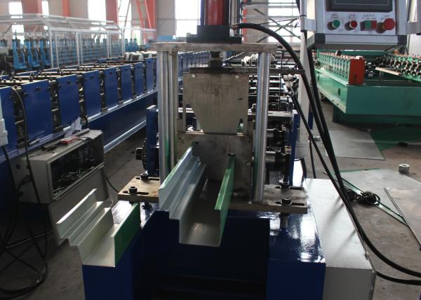 Hydraulic Cut Down Pipe Roll Forming Machine 18-Station Roller Stations 4KW