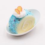 Oval biodegradable egg shape sugarcane fruit dish disposable bagasse paper fish