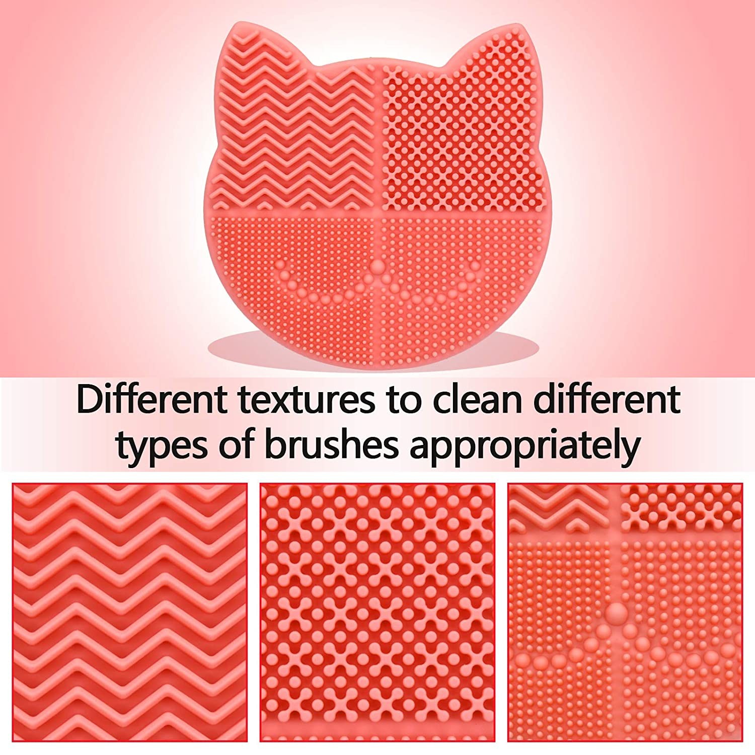 12*12*5cm Silicone Makeup Brush Cleaner Mat Beauty Cosmetic Personal Care