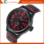 Oversize Big Wristwatch Low MOQ China Watch Supplier Genuine Cow Leather Watch