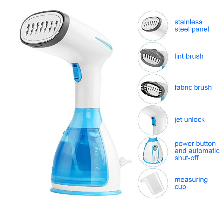 Travel-friendly Fabric Wrinkle Remover with Fast Heat-up and Anti Dry Burning Feature