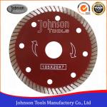 Tile Cutting Tools 105mm Sintered Turbo Saw Blade for Ceramic / Tiles Hot Press