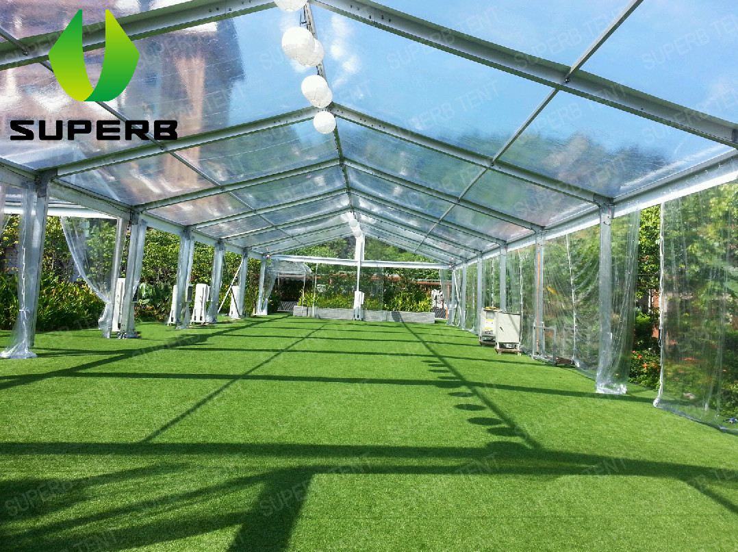 Clear Wedding 10m To 60m Aluminum Frame Tents Different Color For Choosing