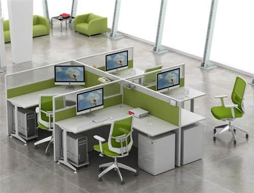 Simple Office Furniture Partitions , Meeting Room Computer Workstation Furniture