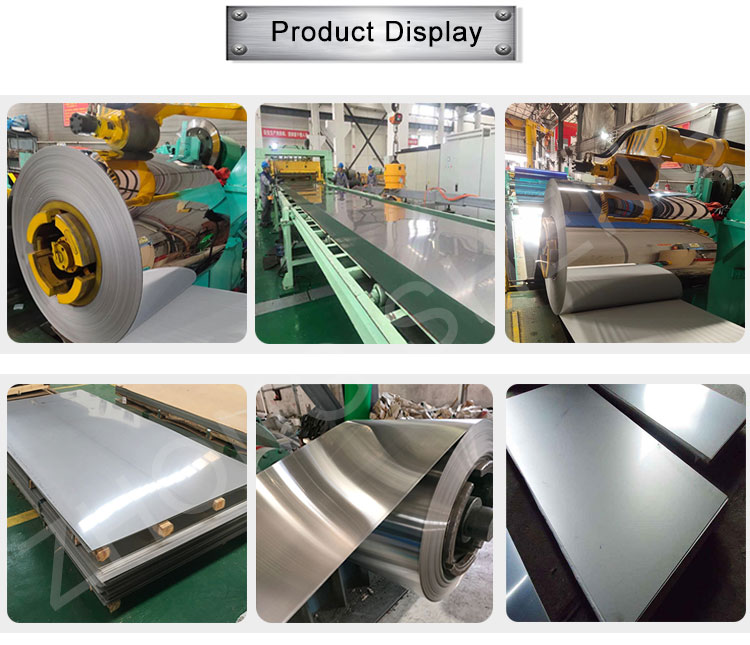 Stainless Steel Sheet Plates Ss 443 304 316 410 430 Surface Finish BA/2B/NO.1/NO.3/NO.4/8K/HL/2D/1D with Cutting Service