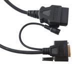 PA66 ABS PVC OBD2 diagnostic cable , Male To Db15 Extension Cable