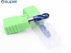 Wholesale 3mm Diameter Ball Nose End Mill With 2/3/4 Cutting Edges And 50mm Overall Length from china suppliers