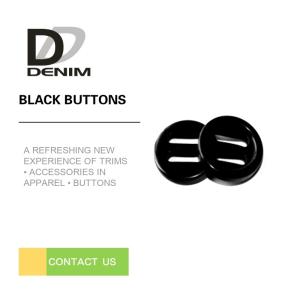 Wholesale Black Color Coat Buttons 2 Holes from china suppliers