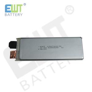 Wholesale A Grade Lithium Polymer Battery LP6744126 3.7V 4000mAh 3C For 1Month Over Discharge Protection Safety Features from china suppliers