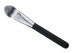 Eco Sliver Ferrule Cute Powder Foundation Brush With Long Wooden Handle