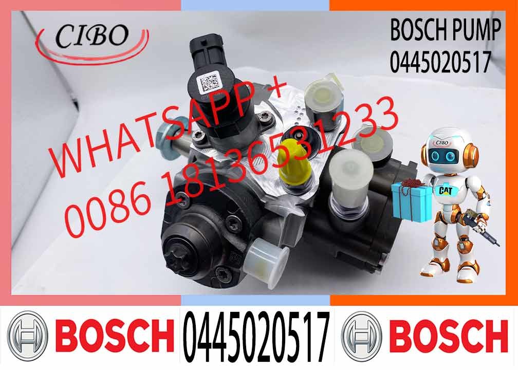 Diesel engine spare parts CP4 fuel pump 0445020517 for cummins engines fuel injection pump