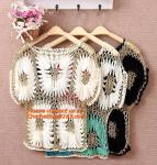 Crocheted pull over tops sexy for women summer shirt hollow out beach clothes