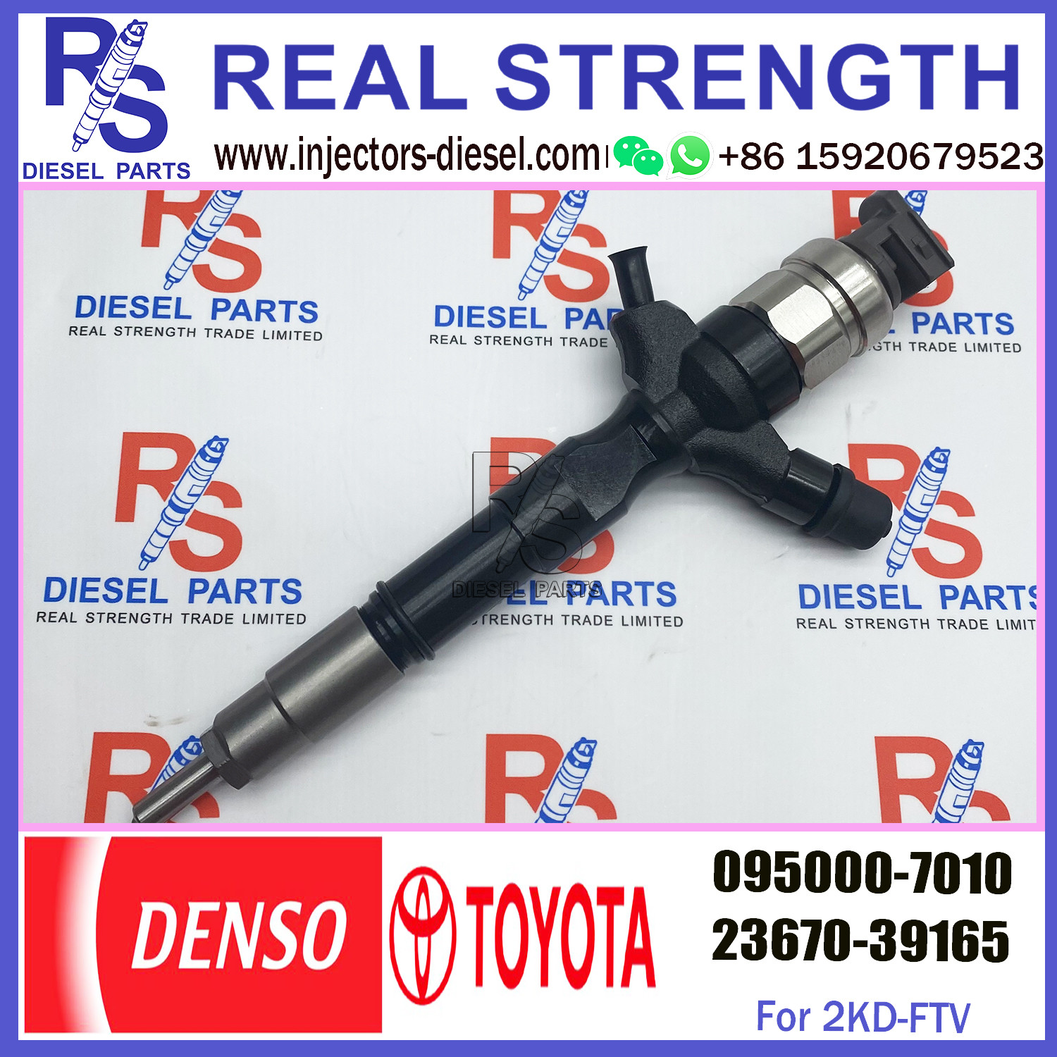 Good Price 095000-6710 095000-7010 095000-7011 095000-7440 23670-30120 FUEL INJECTOR for TOYOTA 1KD INJECTOR NOZZLE EURO