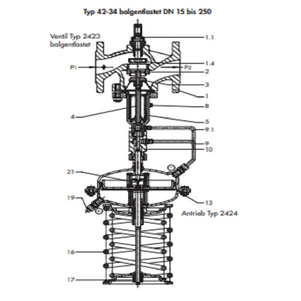 Electric Water Pressure Reducing Valve Differential Pressure And Flow Limiter