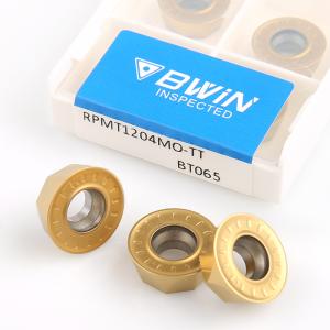 Wholesale RPMT1204MO Tungsten Carbide CNC Milling Inserts For Hard Metal Cutting from china suppliers