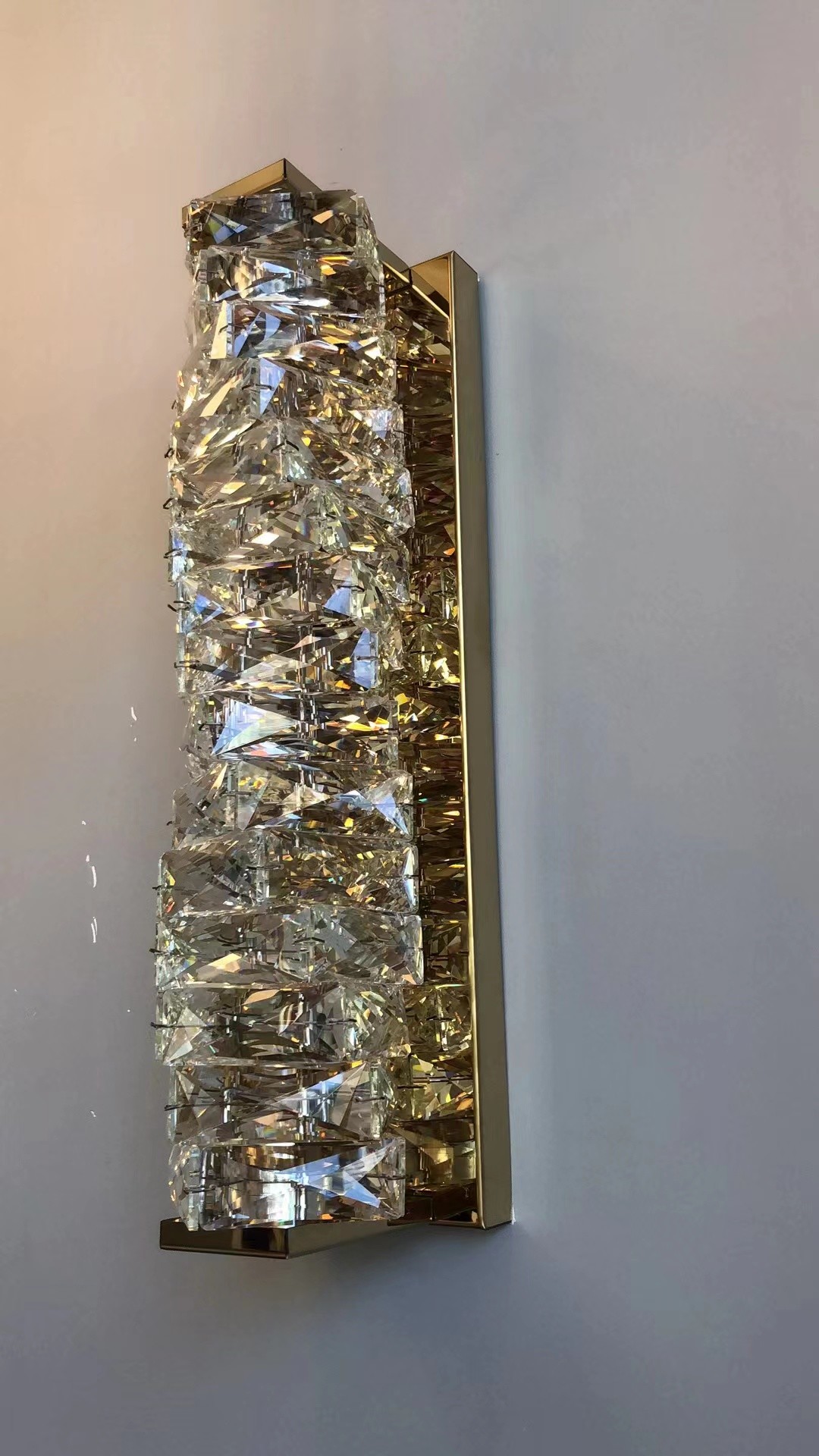 Crystal wall Lamp Hotel Led Brass Wall Lamp Bedroom Wall Reading Lights