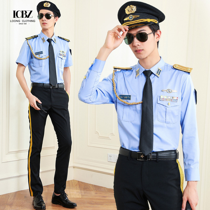 Uniform Type STEWARDESS Custom White Black Vest Airline Pilot Shirts for Men's Uniforms