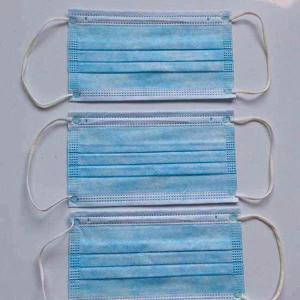 Wholesale Blue Sterile Disposable Mask 3 Ply Face Medical Earloop Procedure Masks from china suppliers