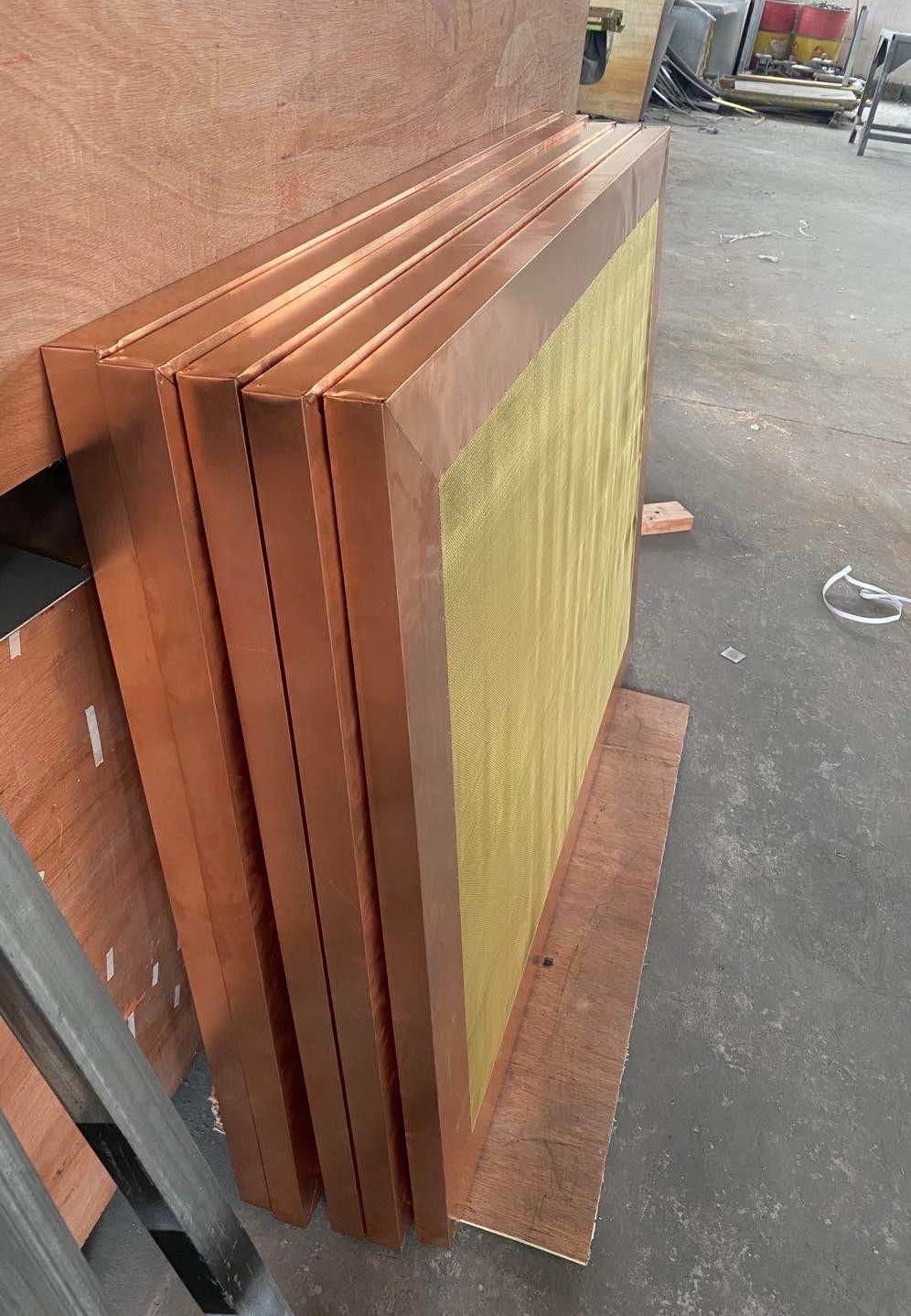 900 X 1200MM Radiation Proof RF Shielded Windows Copper Metal