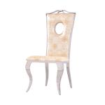 Modern 56x50x110cm Leather Dining Room Chair Highback Black PU Dining Chairs