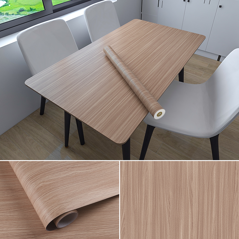 PVC Wood Wallpaper for Home Decoration in 60cm/120cm Width 3D Pattern