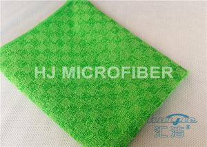 Wholesale Green Microfiber Absorbent Kitchen Towels Washable , Streak Free Microfiber Cloth from china suppliers