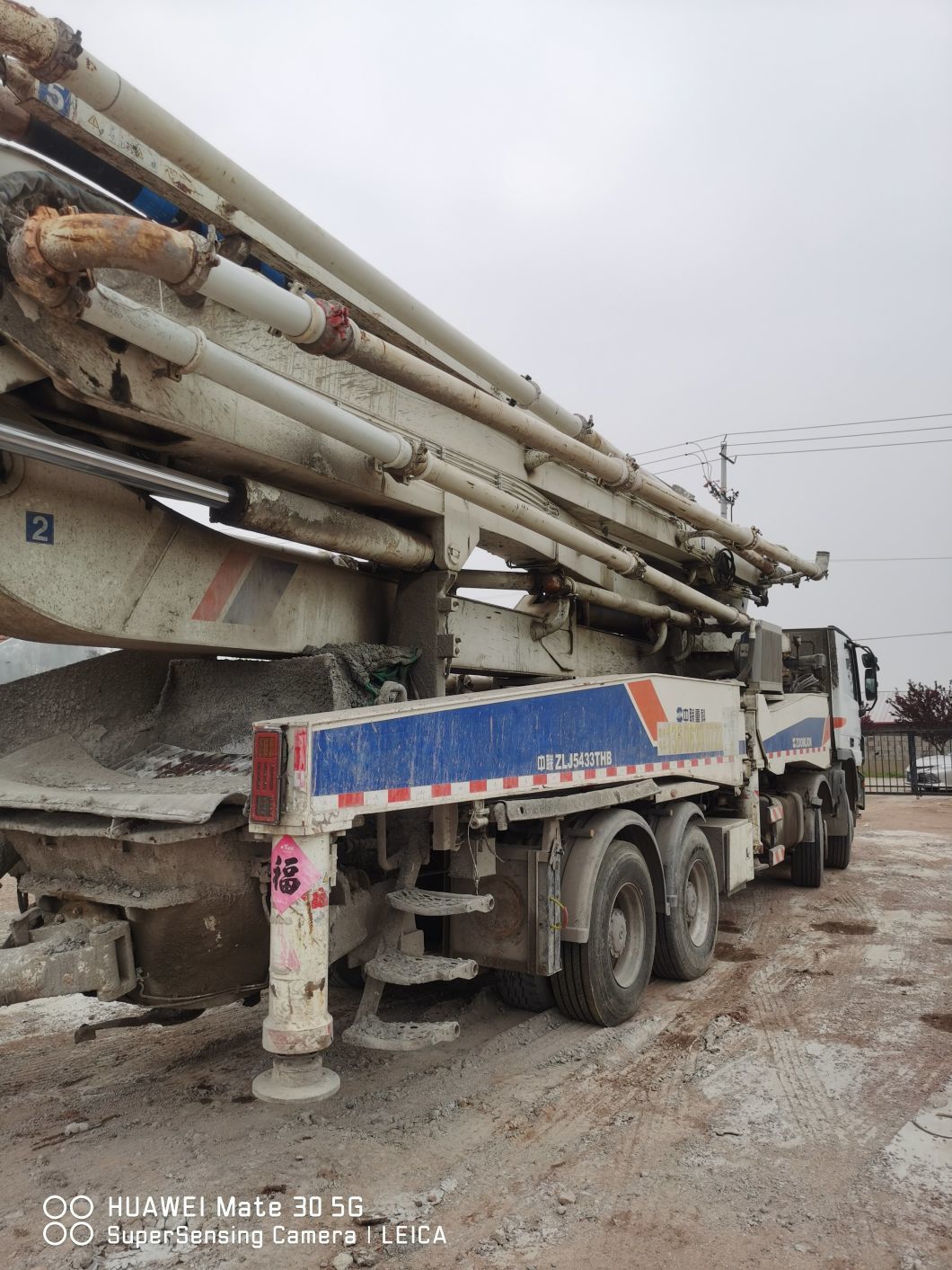 Boom Pump Zoomlion 52 Meter Used Concrete Mixer Machine