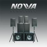 Professional 2 Way Nightclub Speaker Systems 300 Watt For KTV / DJ Stage