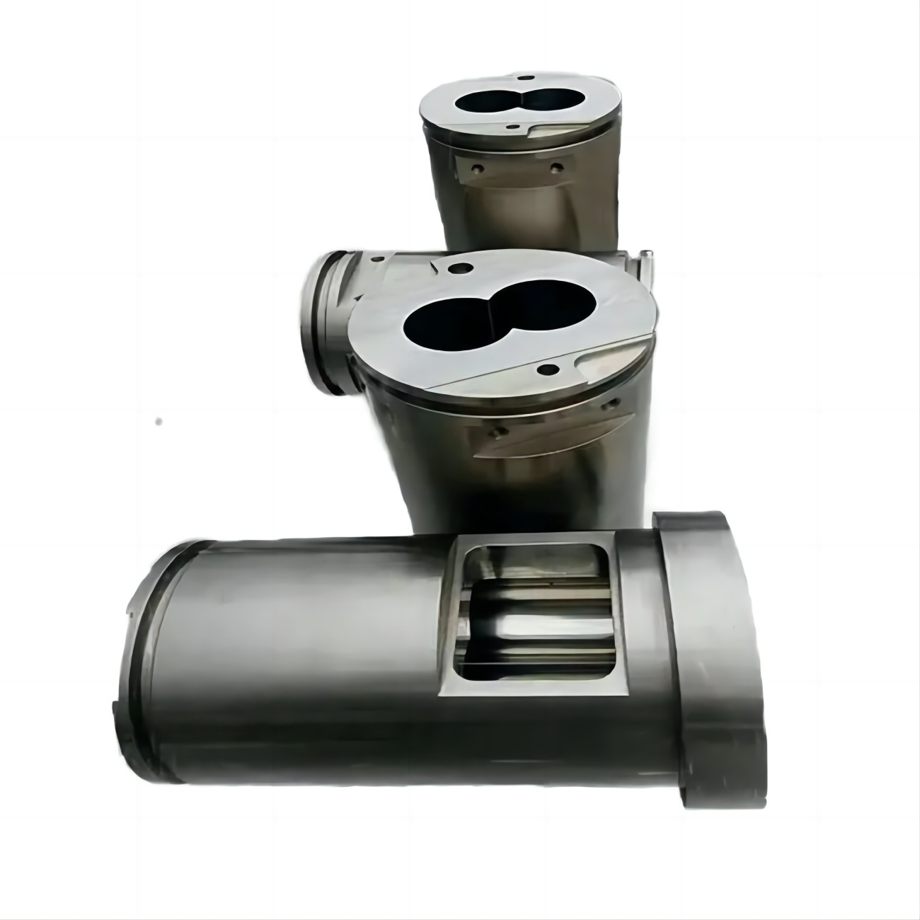 Parallel Twin Screw Extruder Essential Component Customized 12mm Screw Diameter Elements