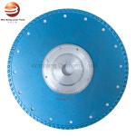 Hot Pressed Sintered Saw Blades Continuous With Flange