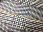 Red / Yellow Lines Printed Printed Leather 0.15mm - 0.20mm Abrasion Resistant
