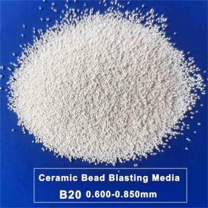 Wholesale Micro Beads Ceramic Blasting Media B20 0.850mm For 3C Metal Surface Finish from china suppliers