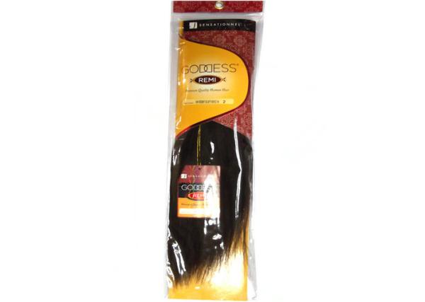 Custom Long Indian Virgin Human Hair Extensions For Lady , Silky Straight Human