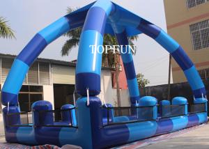 Wholesale Blue PVC Kids Swimming Pools , Heat sealed Inflatable Swimming Pools 0.9 mm from china suppliers