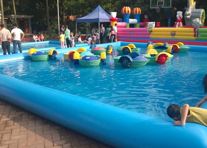 12 x 8 x 1.3 m Double wall tube PVC tarpaulin Inflatable Swimming Pools Above Ground for Amusement