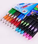 OEM/ODM Acceptable 4 Color 0.7mm Plastic Transparent Shuttle Pens for Office