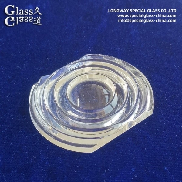Efficient Borosilicate Glass Fresnel LED Lens For Lighting Fixtures