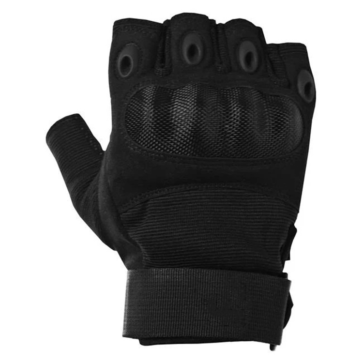 Polyurethane Palms Mens Waterproof Fingerless Gloves Outdoor Tactical Gear Flexible Lightweight