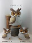 Lovely Hand Cast Clay Garden Animal Statues For Home Decoration