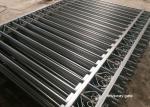 Commercial Automatic Driveway Gates Picket Steel Fence Eco Friendly