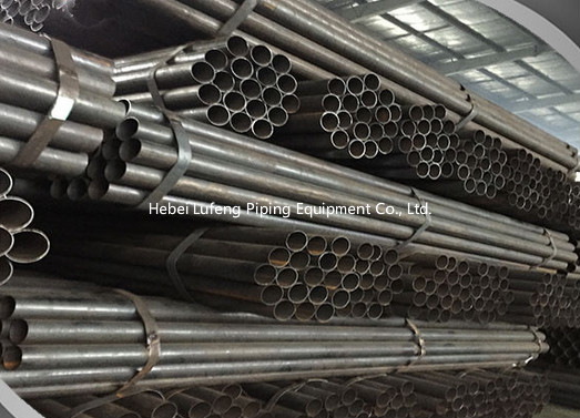BS1387 EN39 scaffolding ERW black steel pipe structure pipe